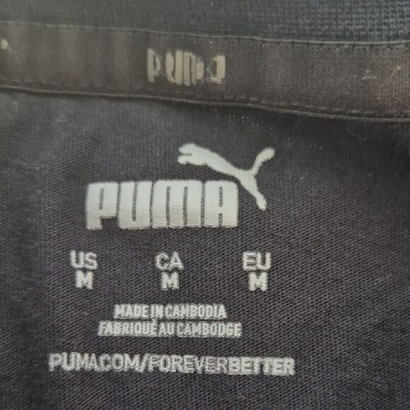Puma Black Tee with Bold Logo - Picture 6 of 16